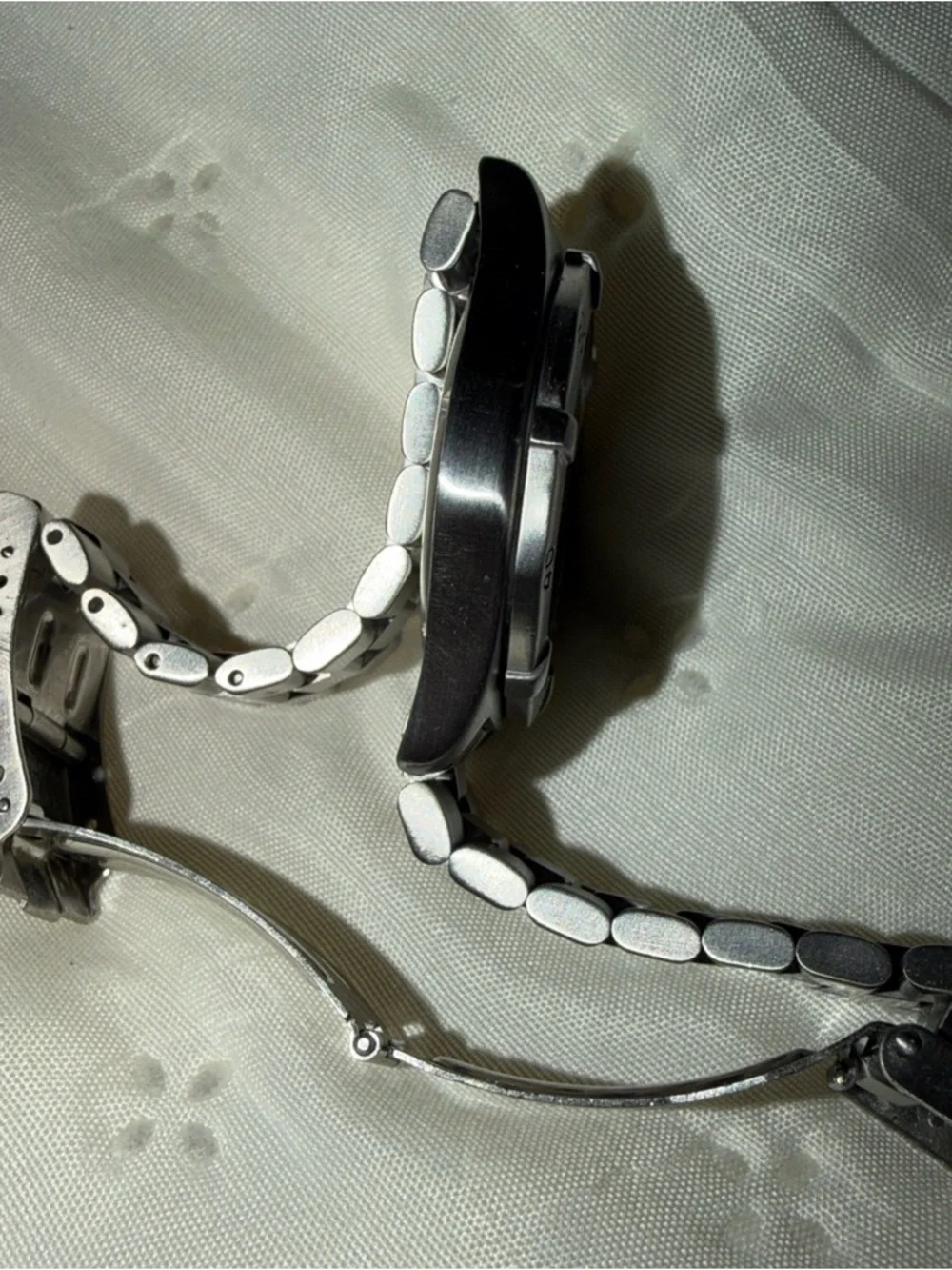 Tag Heuer Men's Stainless Steel Watch with Blue Dial and Silver Bracelet